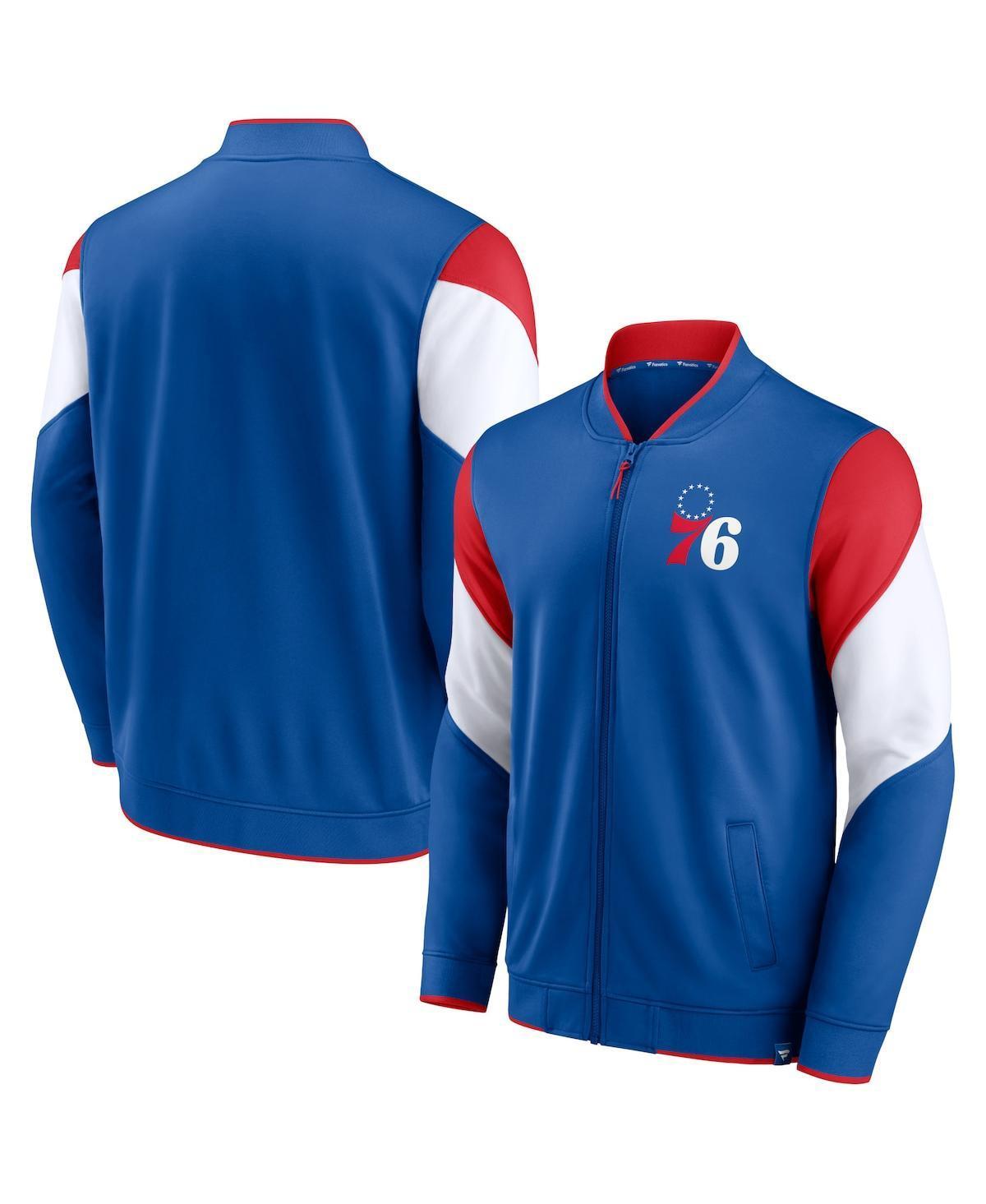 Mens Fanatics Branded Royal Philadelphia 76ers League Best Performance Full-Zip Jacket Product Image