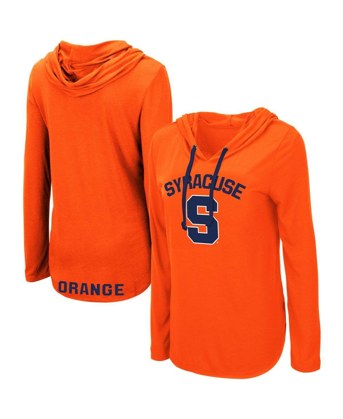 Womens Colosseum Syracuse My Lover Lightweight Hooded Long Sleeve T-Shirt Product Image