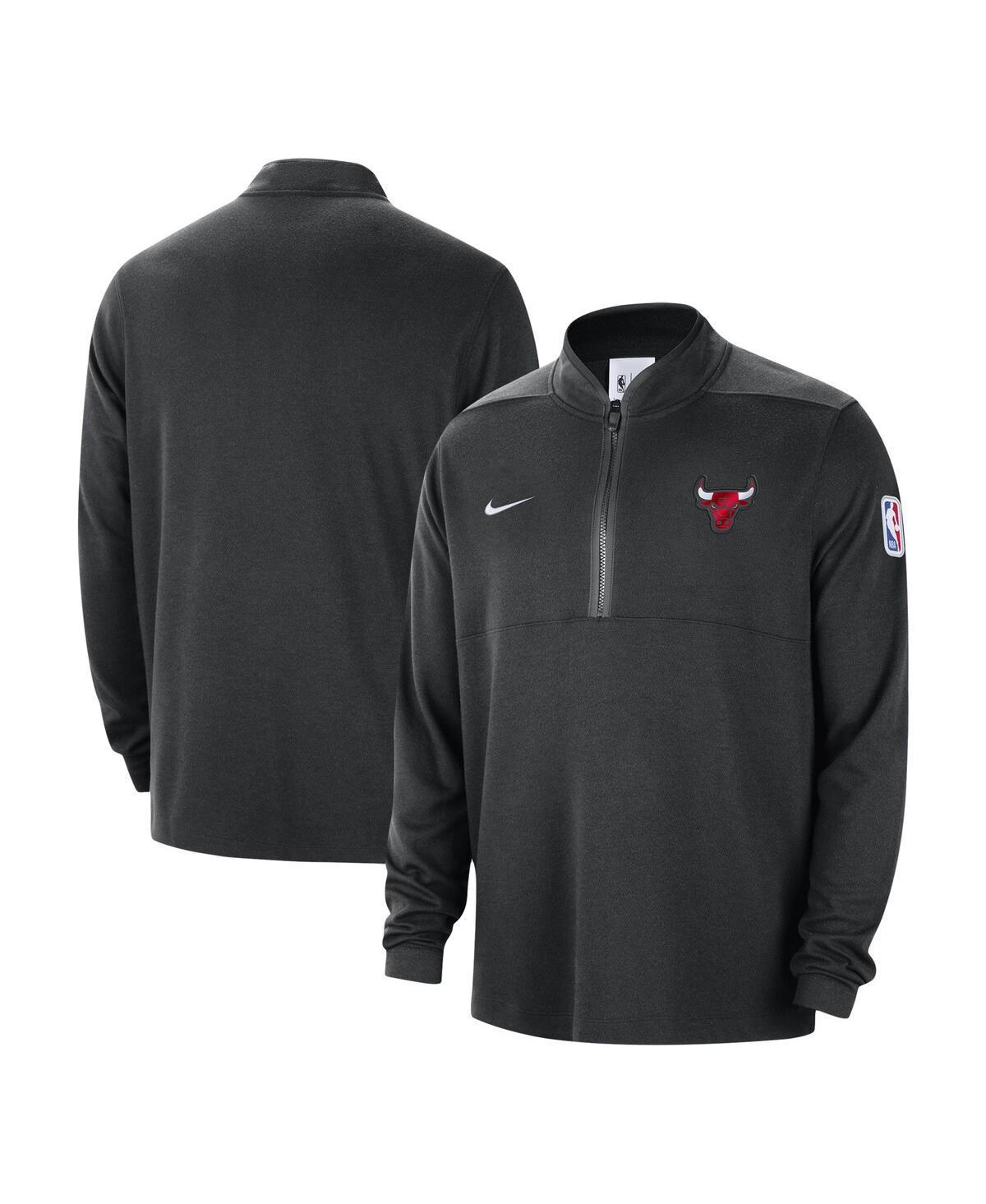 Mens Nike Black Chicago Bulls 2023/24 Authentic Performance Half-Zip Jacket Product Image