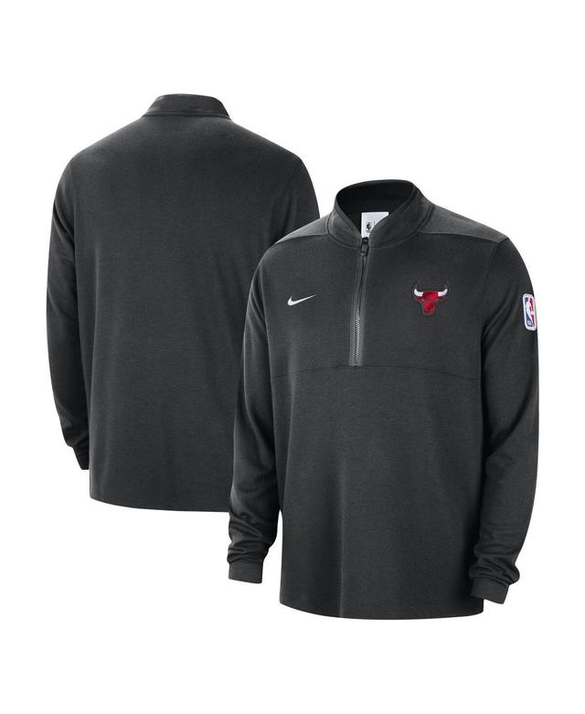 Mens Nike Black Chicago Bulls 2023/24 Authentic Performance Half-Zip Jacket Product Image