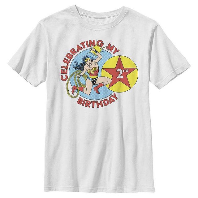 Boys 8-20 Wonder Woman 2nd Birthday Graphic Tee, Boys Product Image