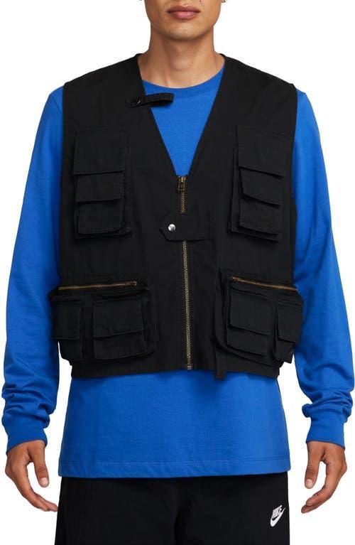 NIKE Men's Life Utility Vest In Black Product Image