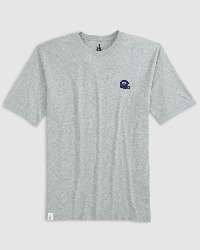 Texas Christian University Heathered Spencer Cotton T-Shirt Male Product Image