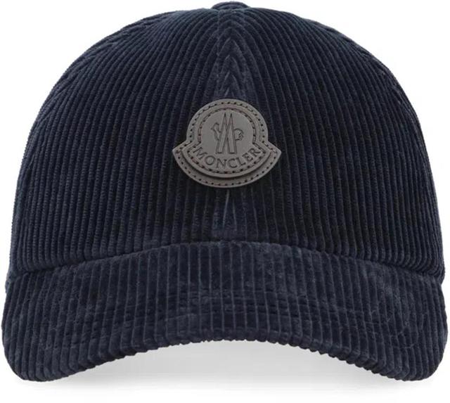 MONCLER Logo-patch Cap In Blue Product Image