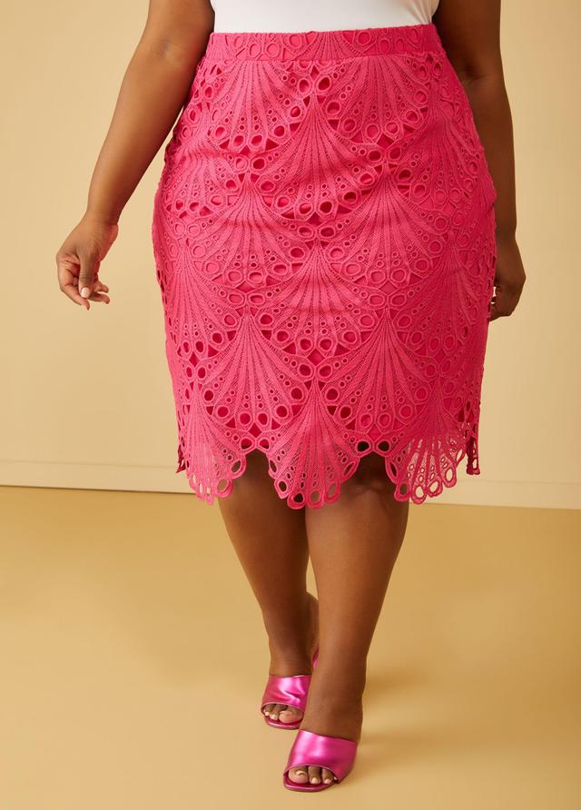 Scalloped Lace Skirt Product Image