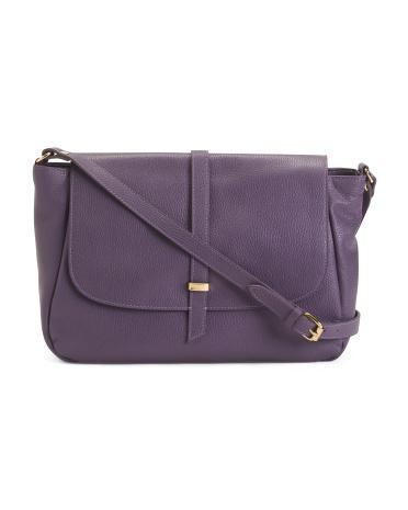 Leather Saddle Crossbody for Women Product Image