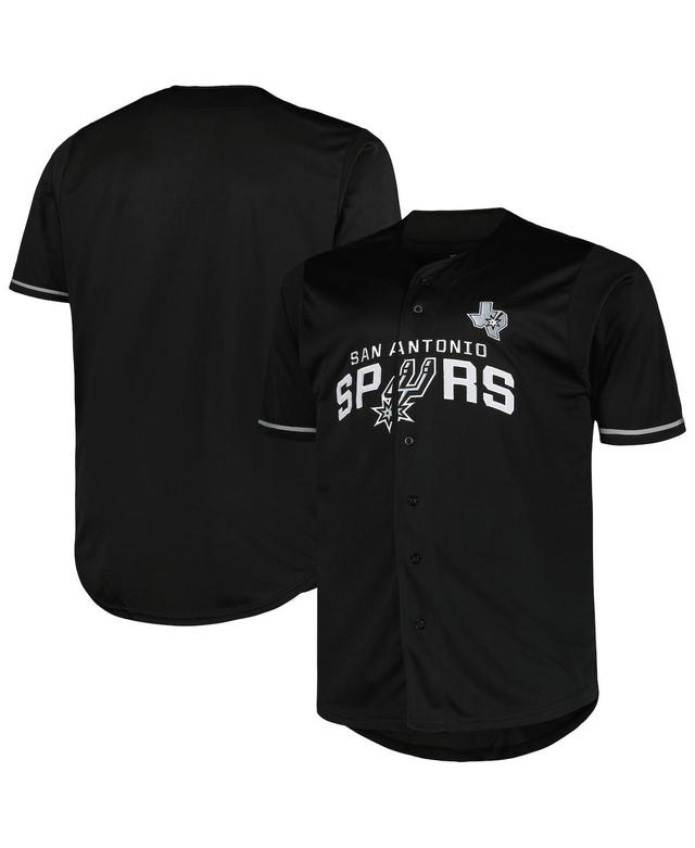 Profile Mens San Antonio Spurs Big Tall Pop Jersey - Black Product Image