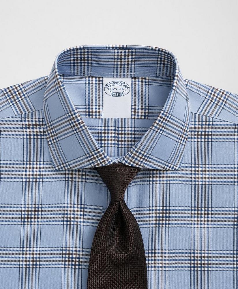 Stretch Supima® Cotton Non-Iron English Spread Collar, Bold Plaid Dress Shirt Product Image