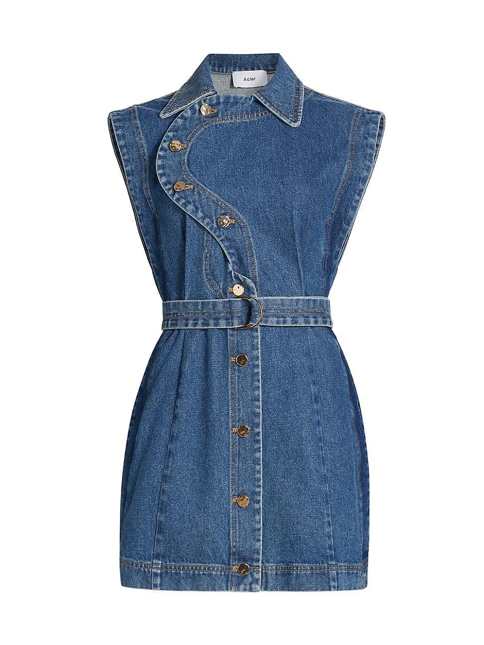 Womens Glenfern Denim Minidress product image