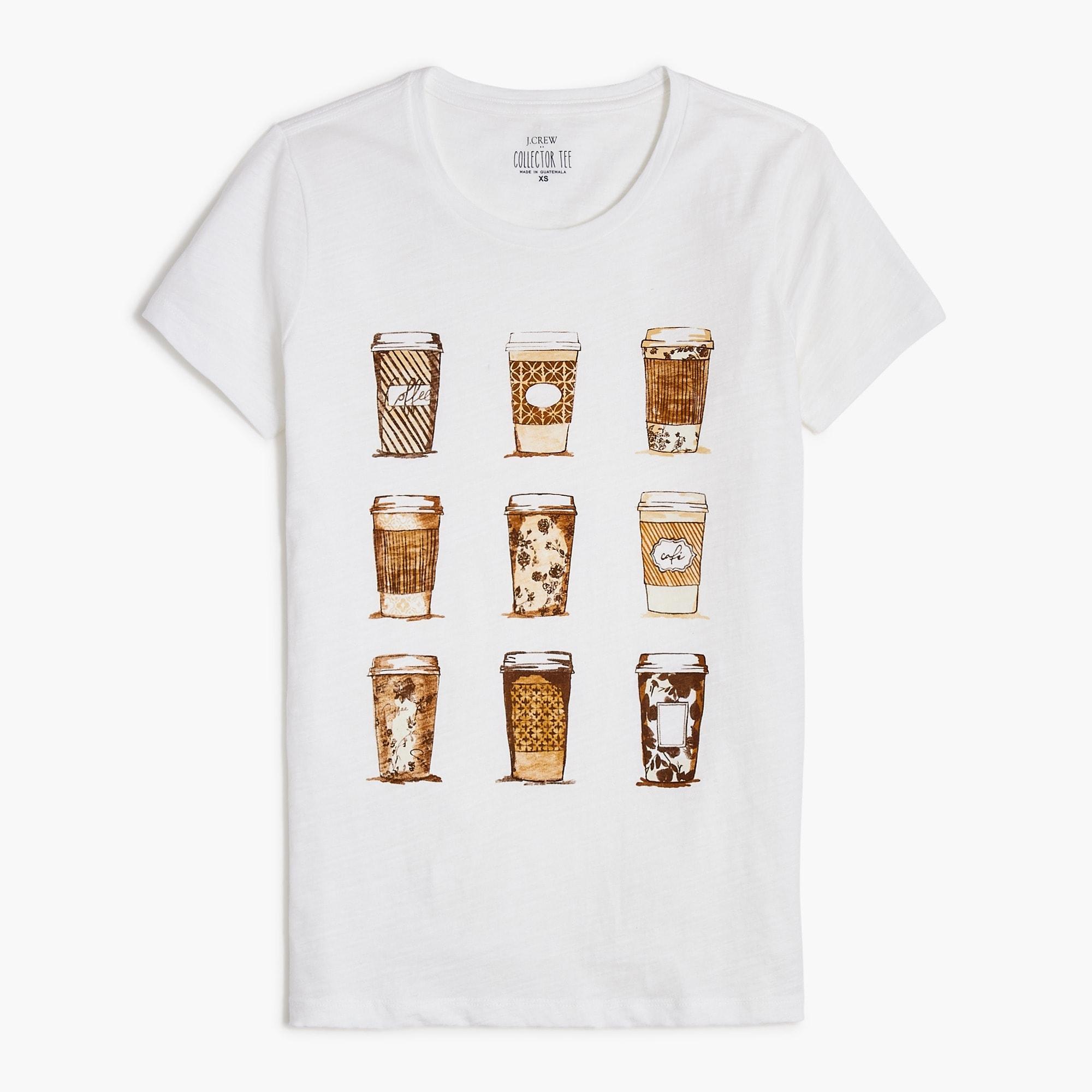 Coffee cups graphic tee Product Image