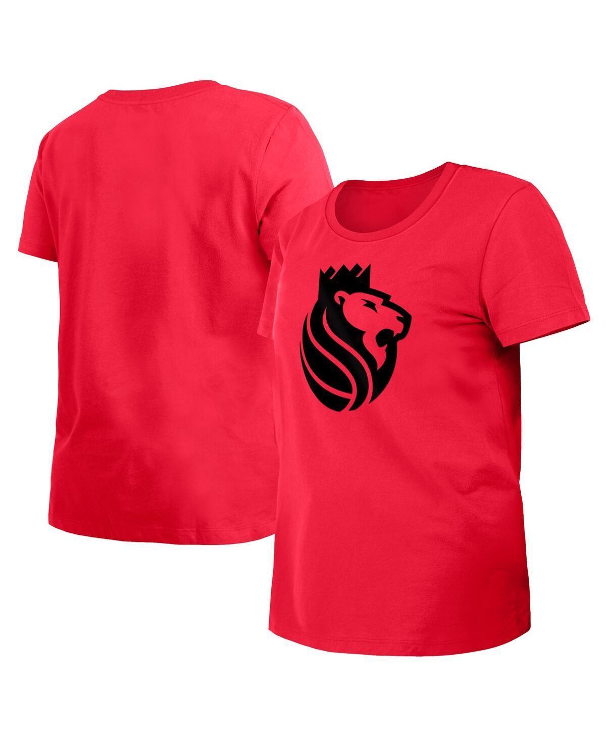 Womens New Era Red Sacramento Kings 2023/24 City Edition T-Shirt Product Image