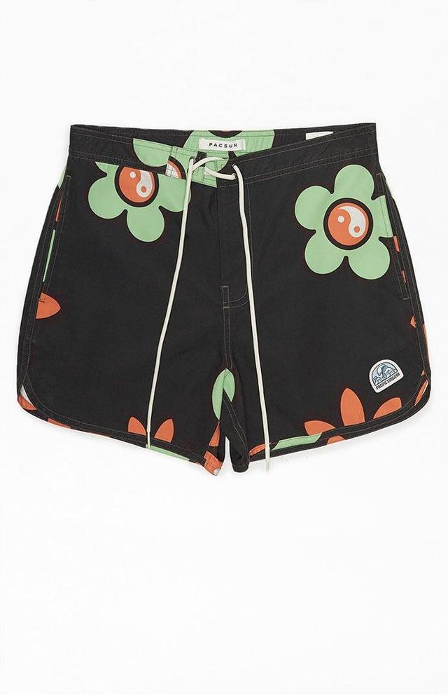 Men's Peaced Floral Scallop 15" Boardshorts Product Image