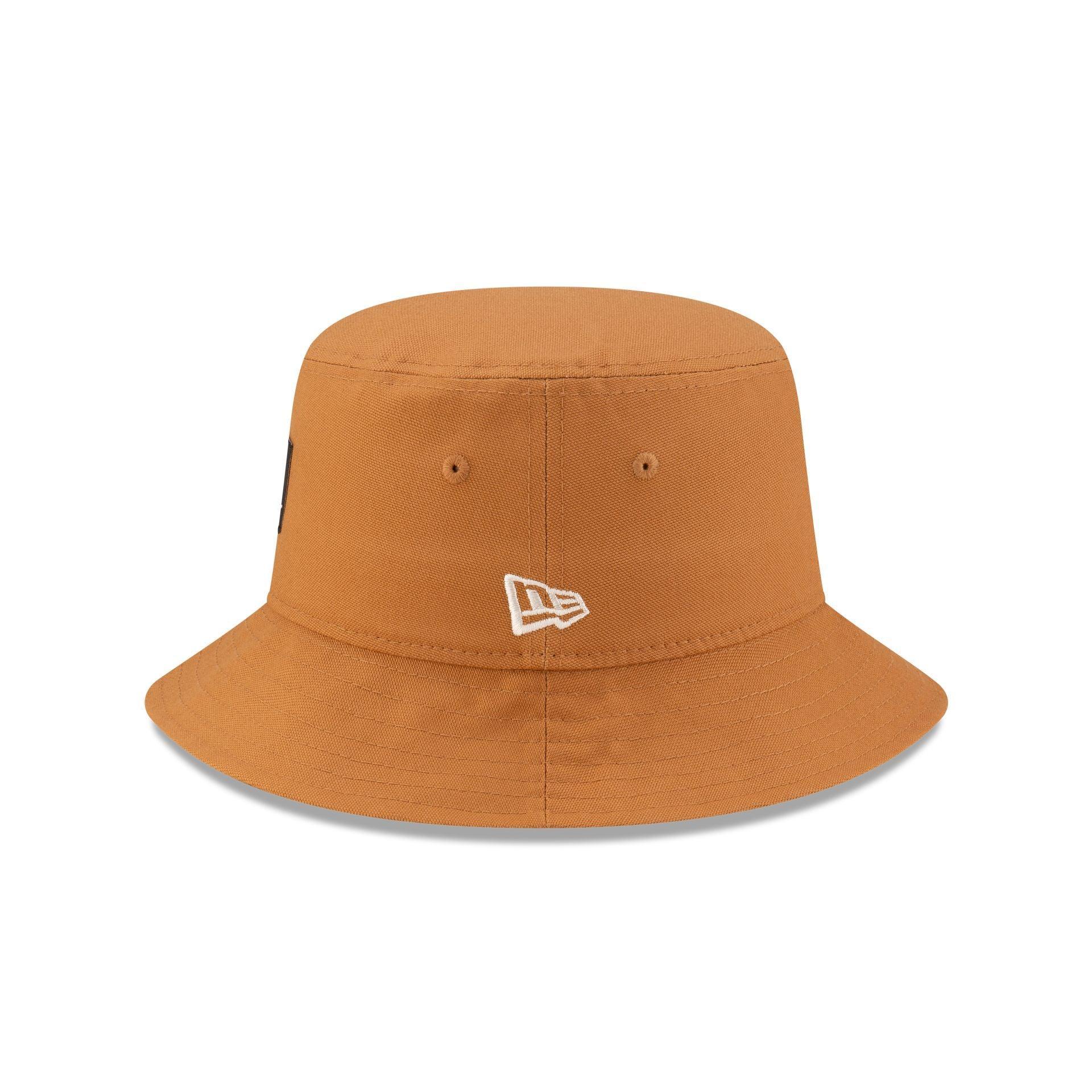 New Era Cap Brown Duck Canvas Bucket Hat Male Product Image