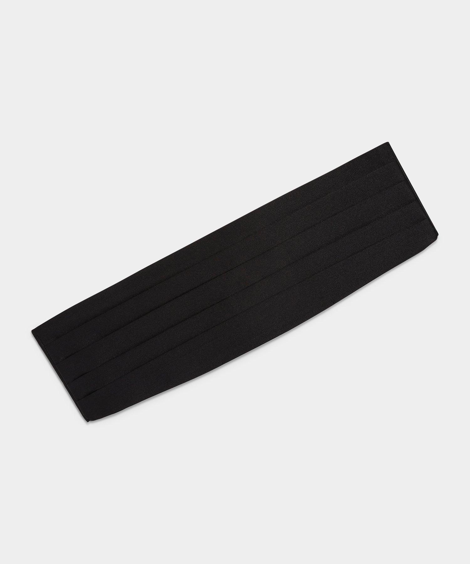 Silk Cummerbund in Black Product Image