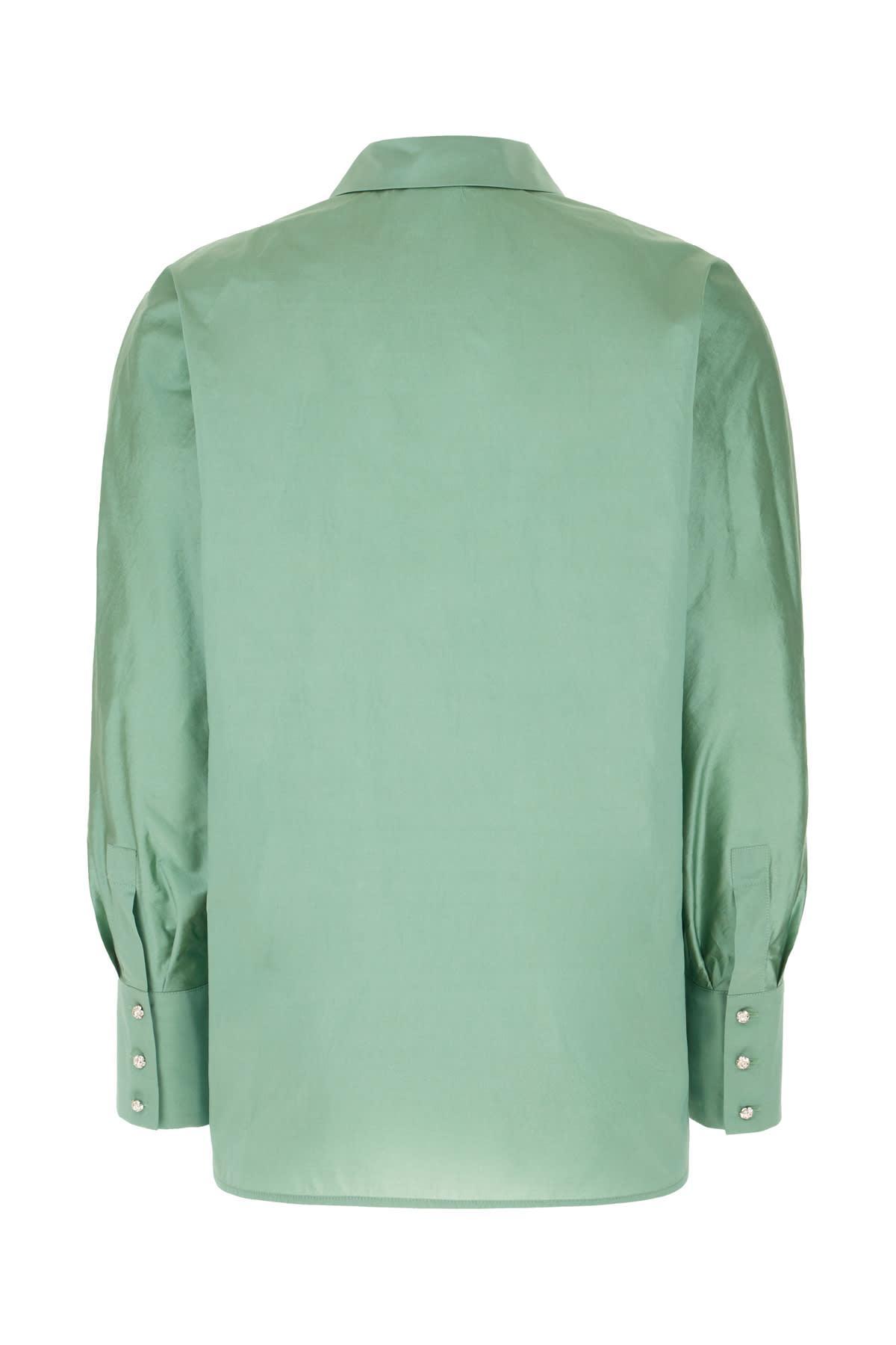 MAX MARA Studio Clan Buttoned Long In Green Product Image