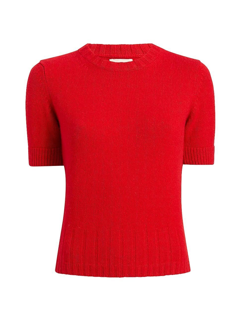 Luphia Puff-Sleeve Cashmere Sweater Product Image