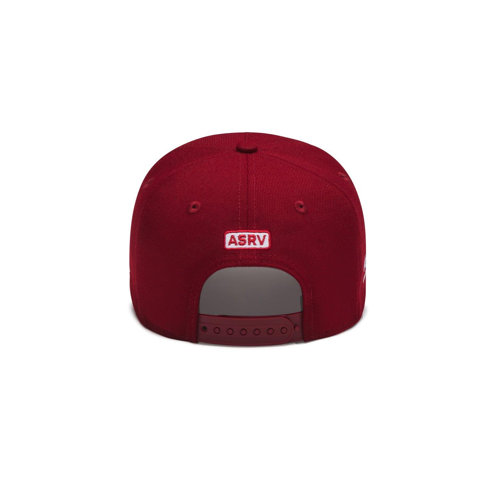 New Era 9Forty A-Frame Hat - Crimson Red/White Product Image