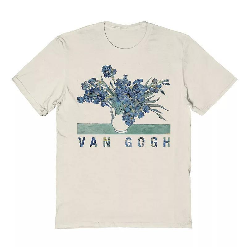 Mens Fine Art - Blue Flowers Graphic Tee Product Image