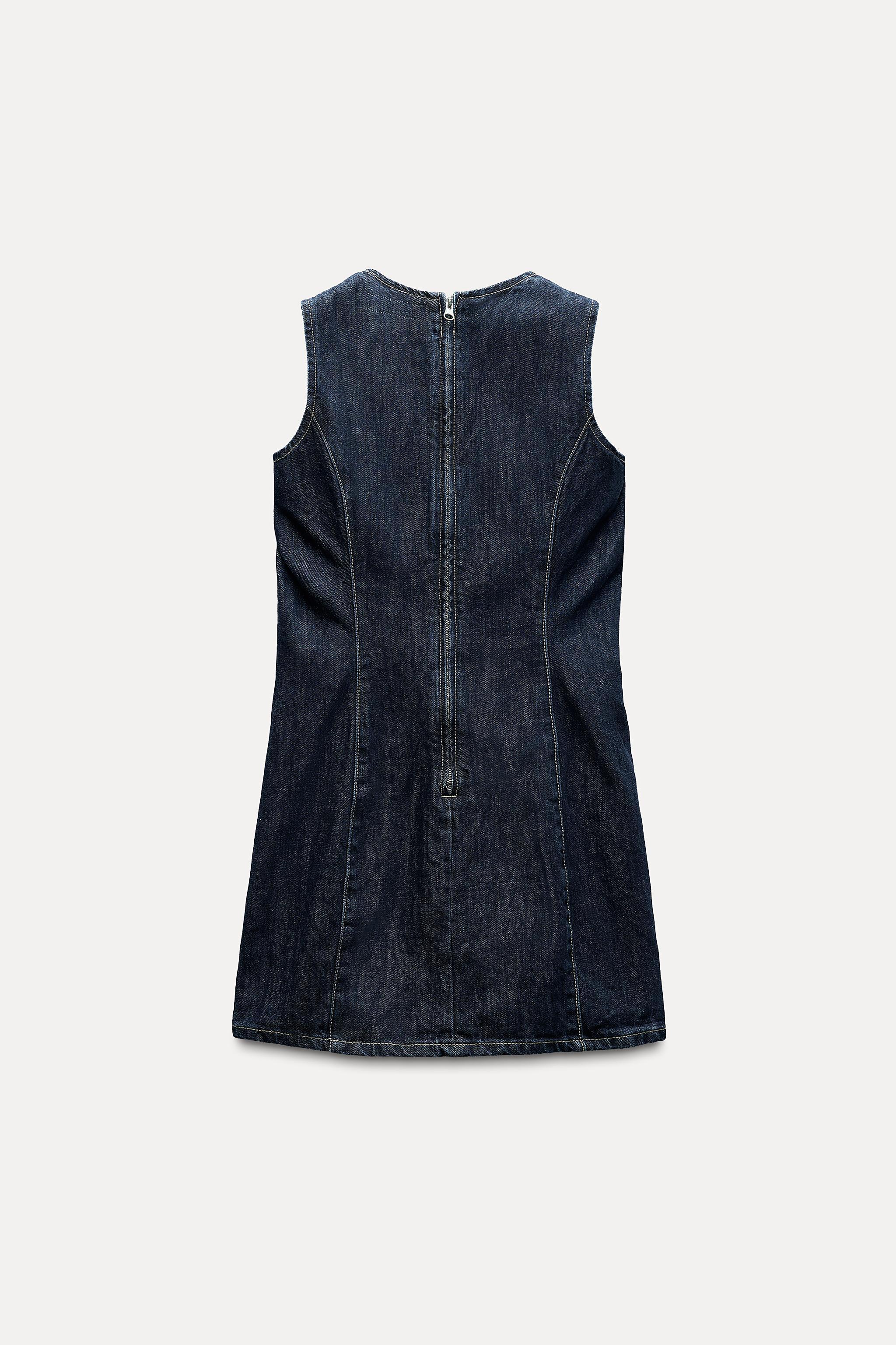 TRF FITTED DENIM DRESS Product Image