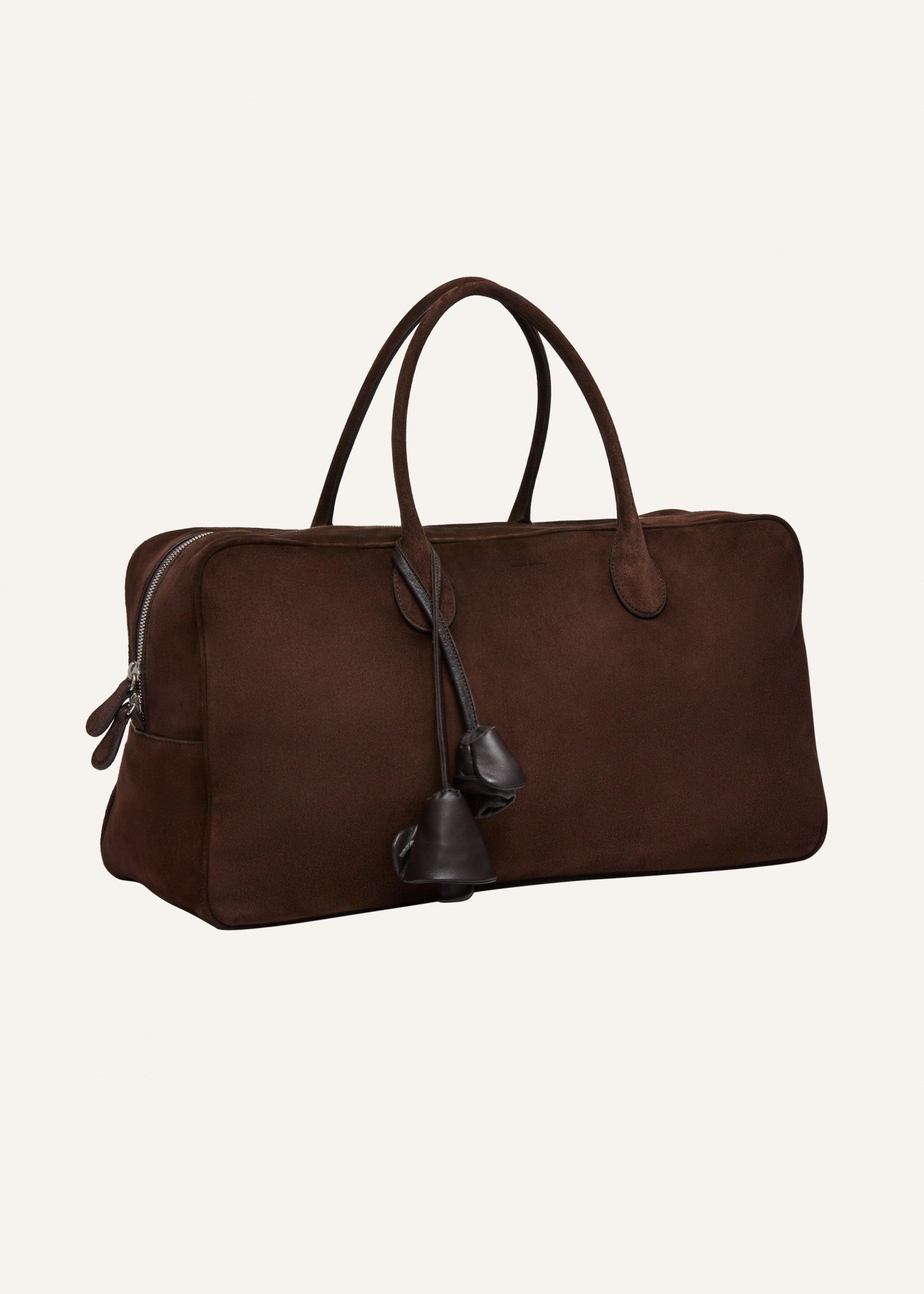 Large Brigitte bag in brown suede Product Image