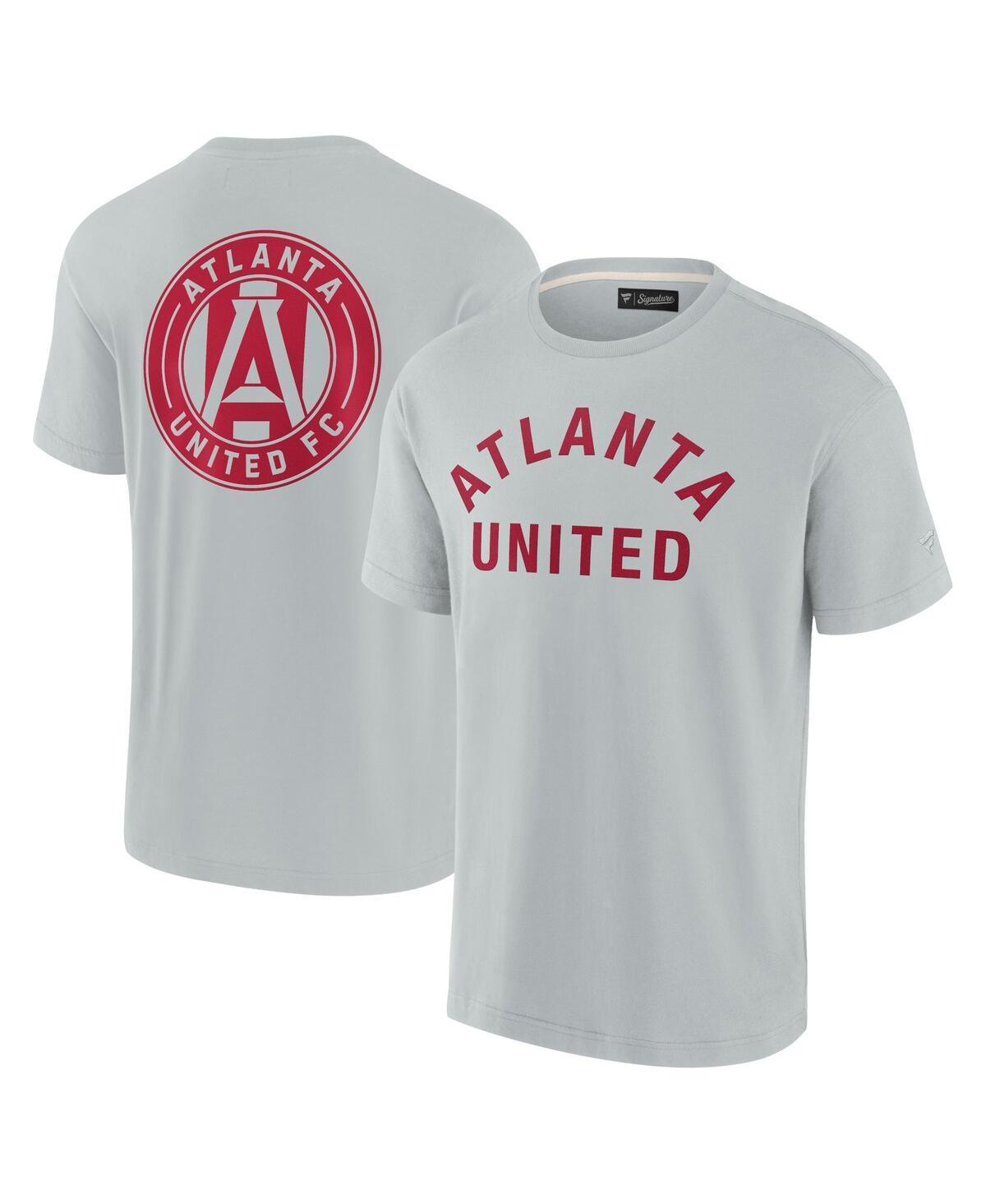 Mens Fanatics Signature Gray Atlanta United FC Oversized Logo T-Shirt Product Image