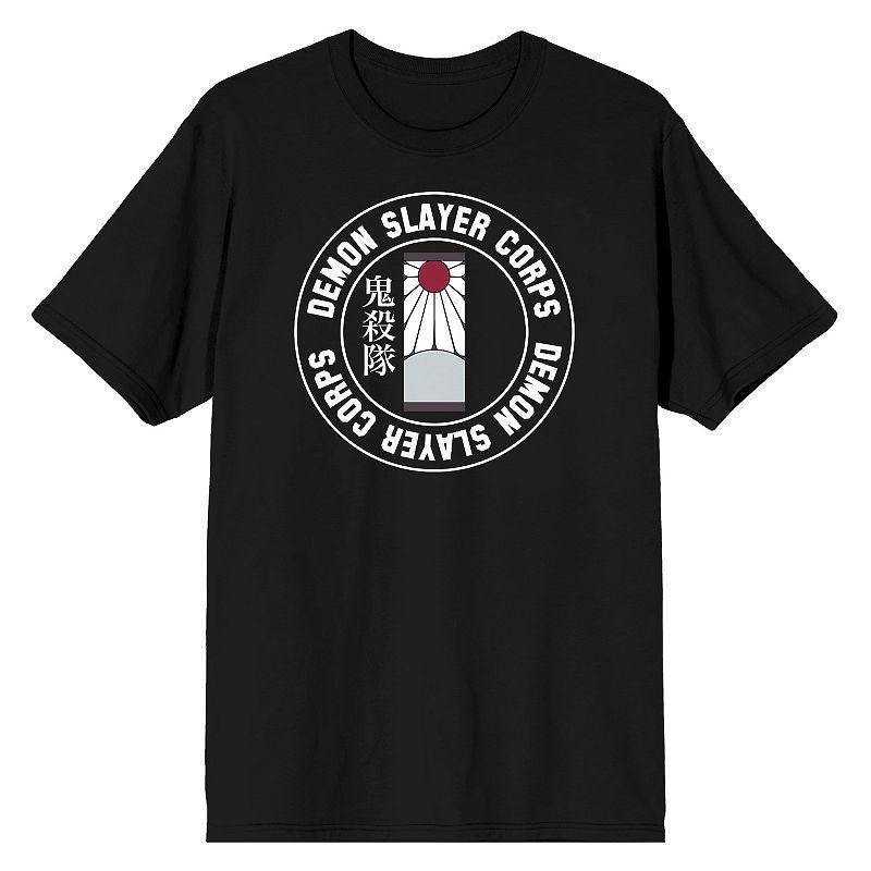 Mens Demon Slayer Corps Logo Graphic Tee Product Image