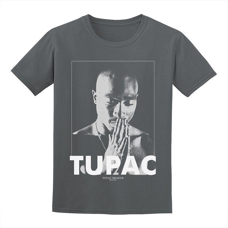 Mens Tupac Tee Grey Product Image