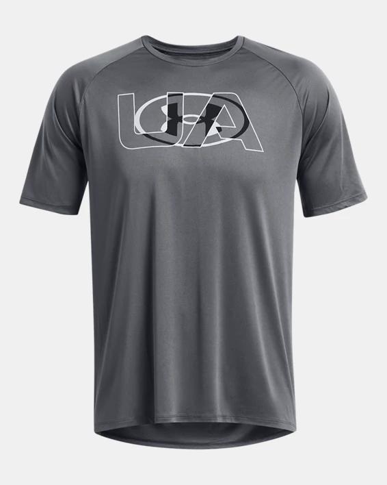 Men's UA Velocity 2.0 Graphic Short Sleeve Product Image