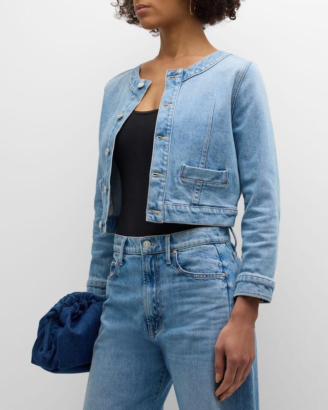 Mother The Picky Cropped Denim Jacket Product Image