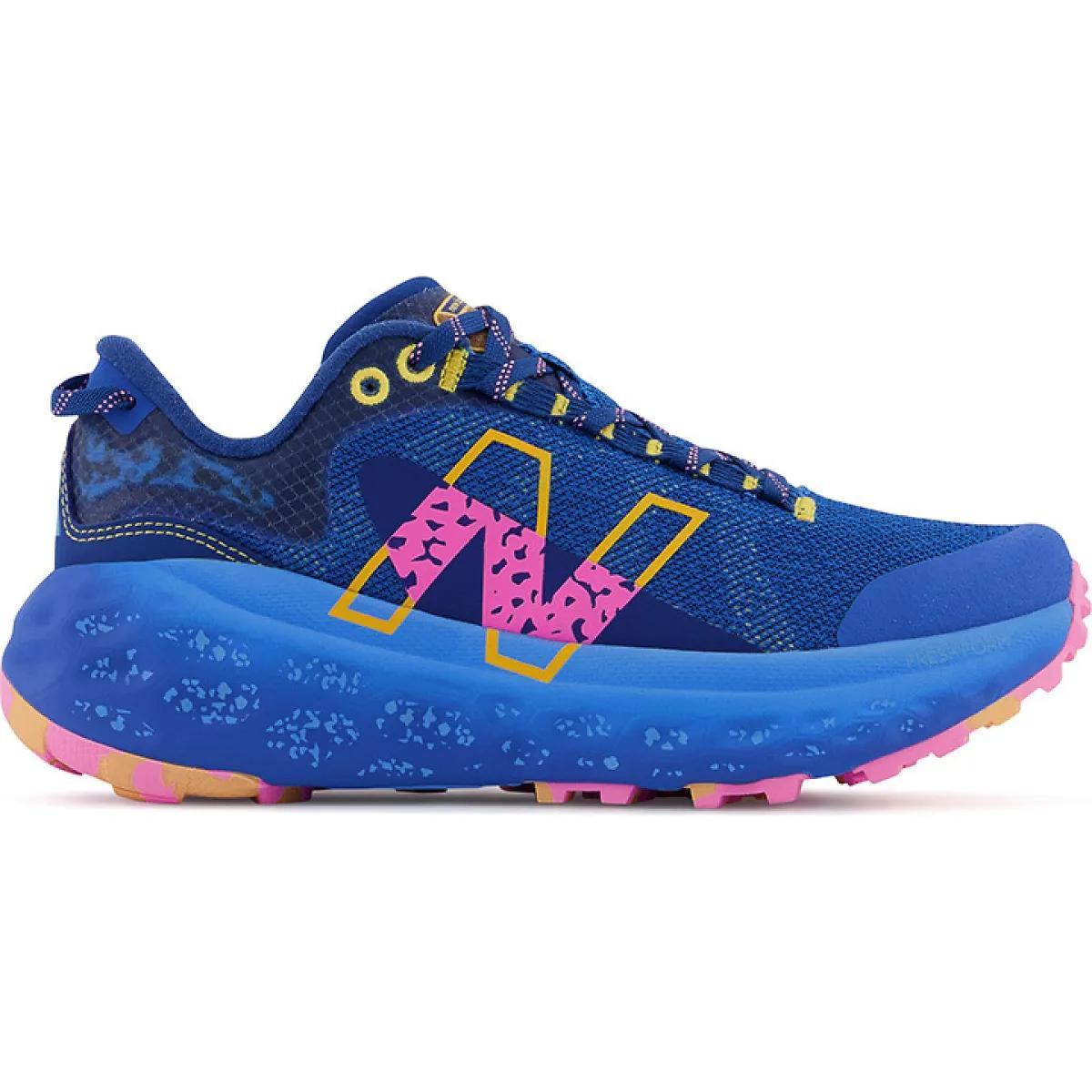 New Balance Women's Fresh Foam X More Trail v2 Blue/Yellow/Pink - Blue/Yellow/Pink - Women - 6.5 Product Image