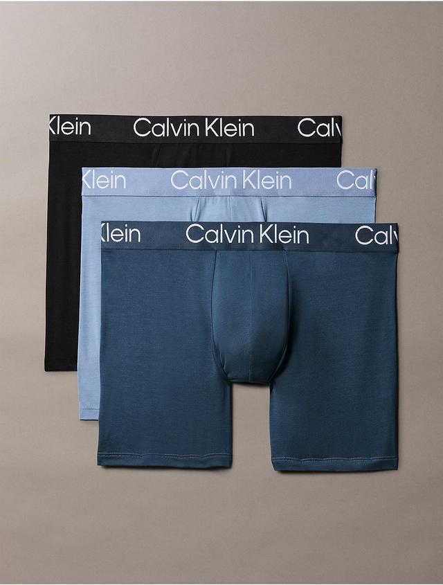 Calvin Klein Mens Ultra Soft Modern 3-Pack Boxer Brief - Multi - XL Product Image