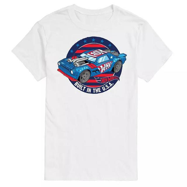 Big & Tall Hot Wheels Built In The USA Graphic Tee, Mens Product Image