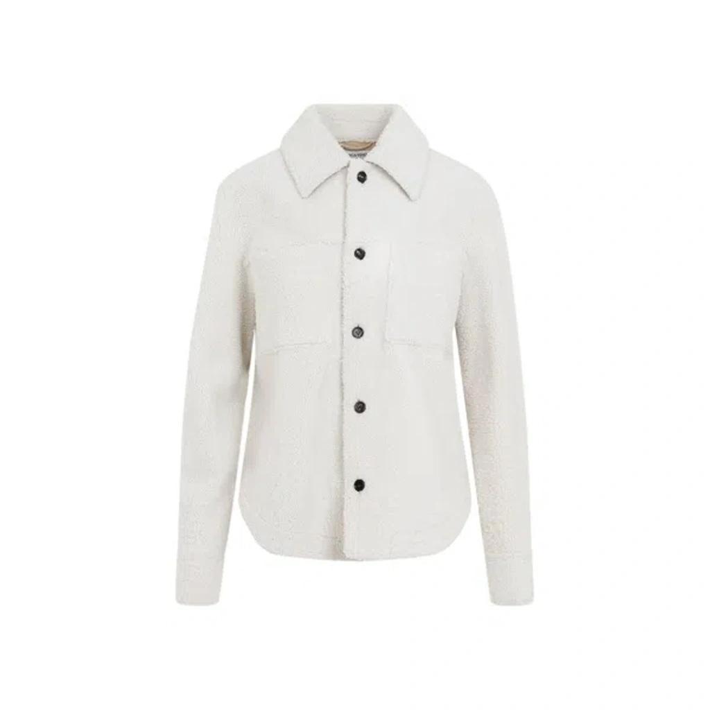 Shearling Jacket 40 In White Product Image