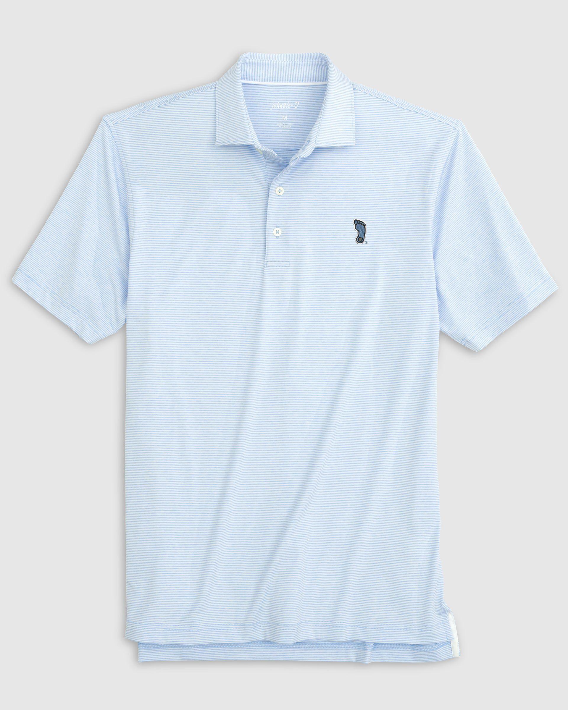 johnnie-O Villanova Lyndonn Striped Jersey Performance Polo - Vault Logo Product Image