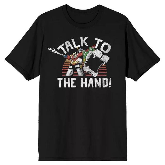 Mens Voltron Talk To The Hand Tee Product Image