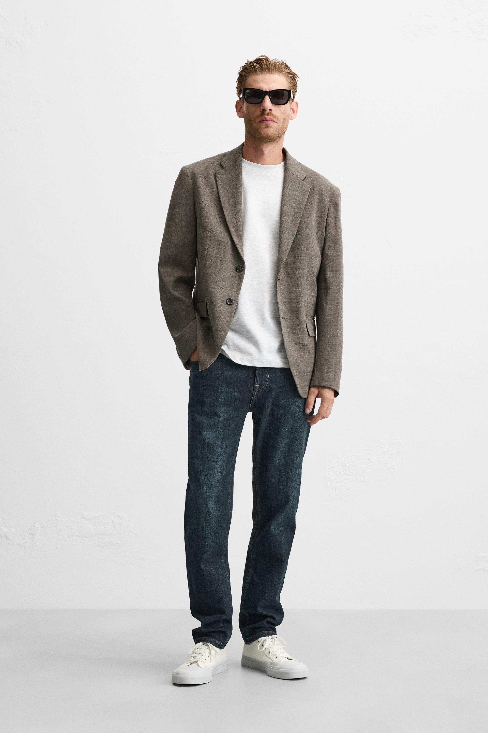 TEXTURED SUIT JACKET Product Image