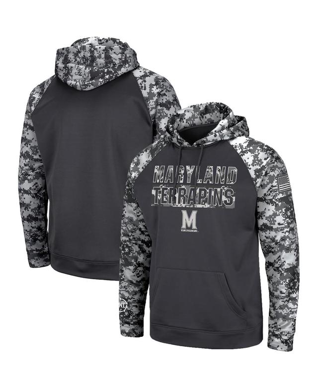 Mens Charcoal Maryland Terrapins Oht Military-Inspired Appreciation Digital Camo Pullover Hoodie Product Image