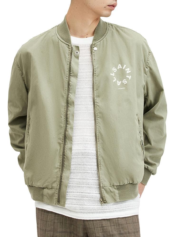 AllSaints Tierra Faded Bomber (Herb ) Men's Jacket product image