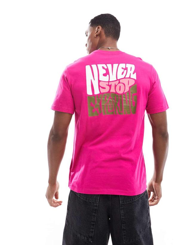 The North Face Brand Proud t-shirt in pink Product Image