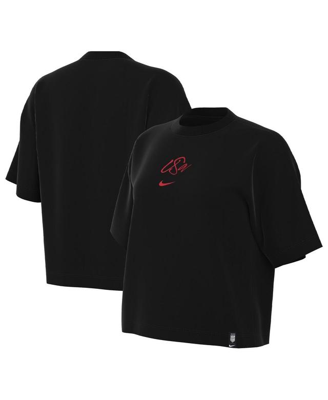 Womens Nike Black Uswnt Fearless T-shirt Product Image