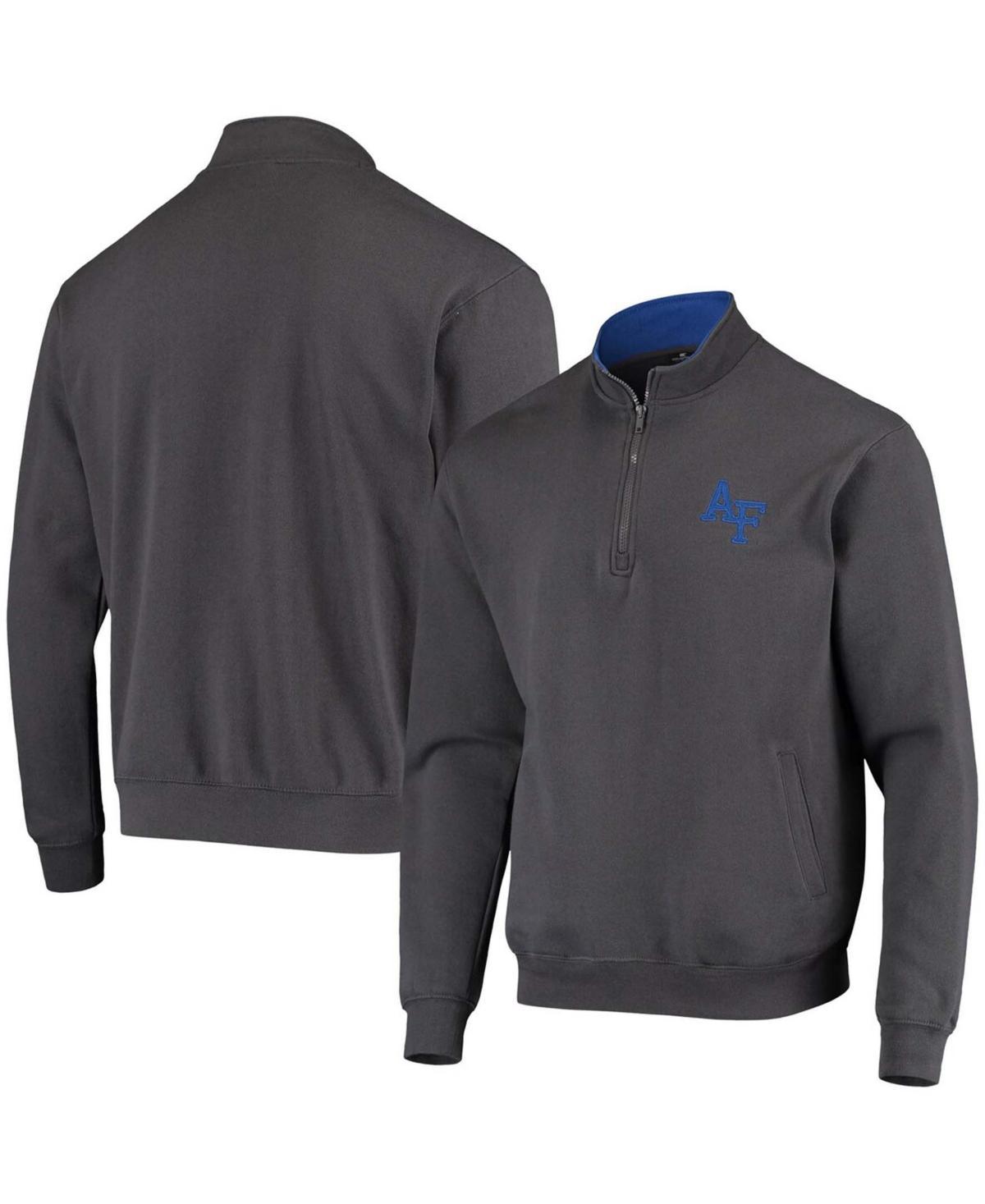 Mens Colosseum Heathered Gray Alabama Crimson Tide Tortugas Team Logo Quarter-Zip Jacket Product Image