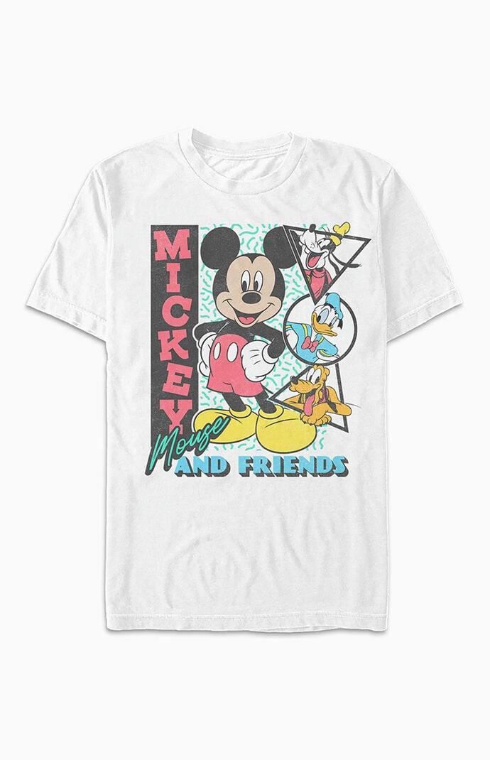 Women's Mickey & Friends Shapes T-Shirt Product Image