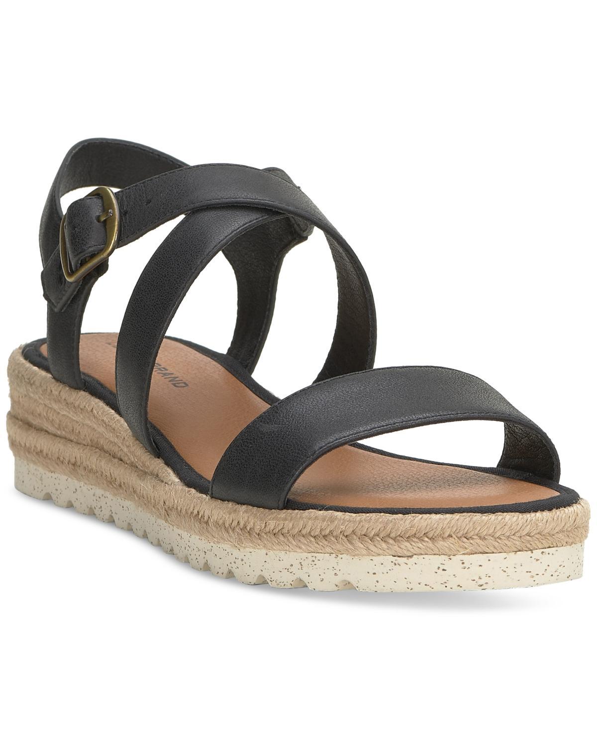 Lucky Brand Womens Trianna Strappy Espadrille Wedge Sandals Product Image