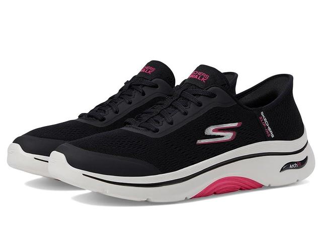 SKECHERS Performance Go Walk Arch Fit 2.0 Valencia Hands Free Slip-Ins Hot Pink) Women's Shoes Product Image