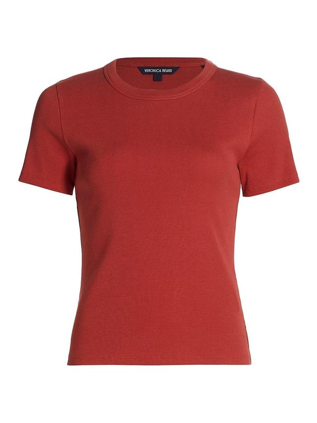 Womens Pruitt Cotton Rib-Knit T-Shirt Product Image