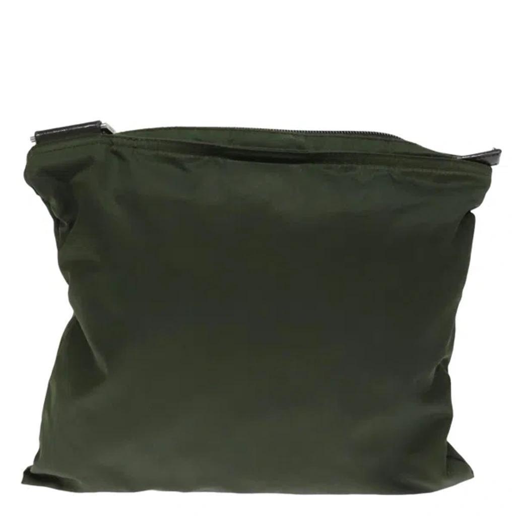 Tessuto Khaki Synthetic Shoulder Bag () Product Image