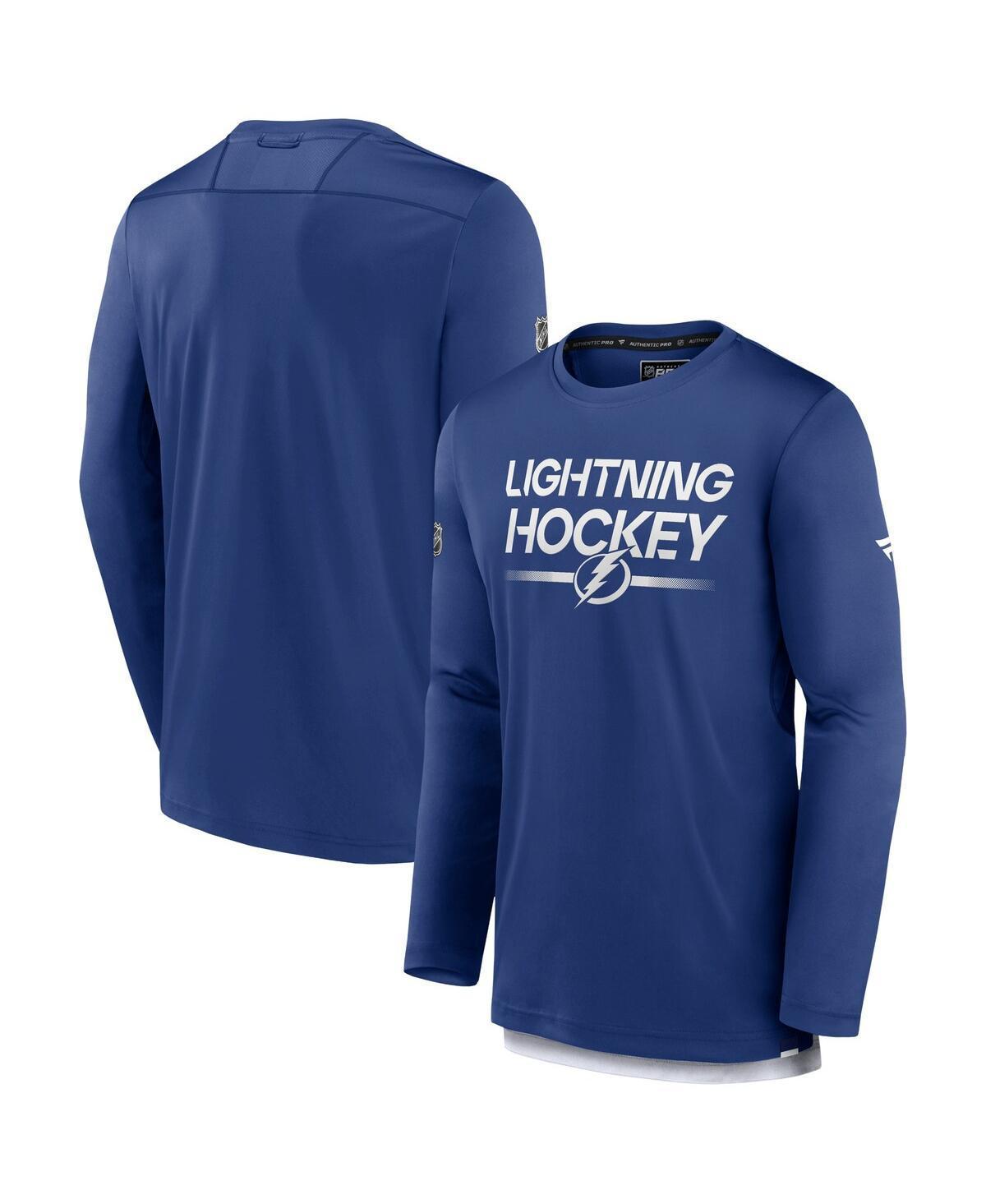 Mens Fanatics Branded St. Louis Blues Authentic Pro Long Sleeve T-Shirt Product Image