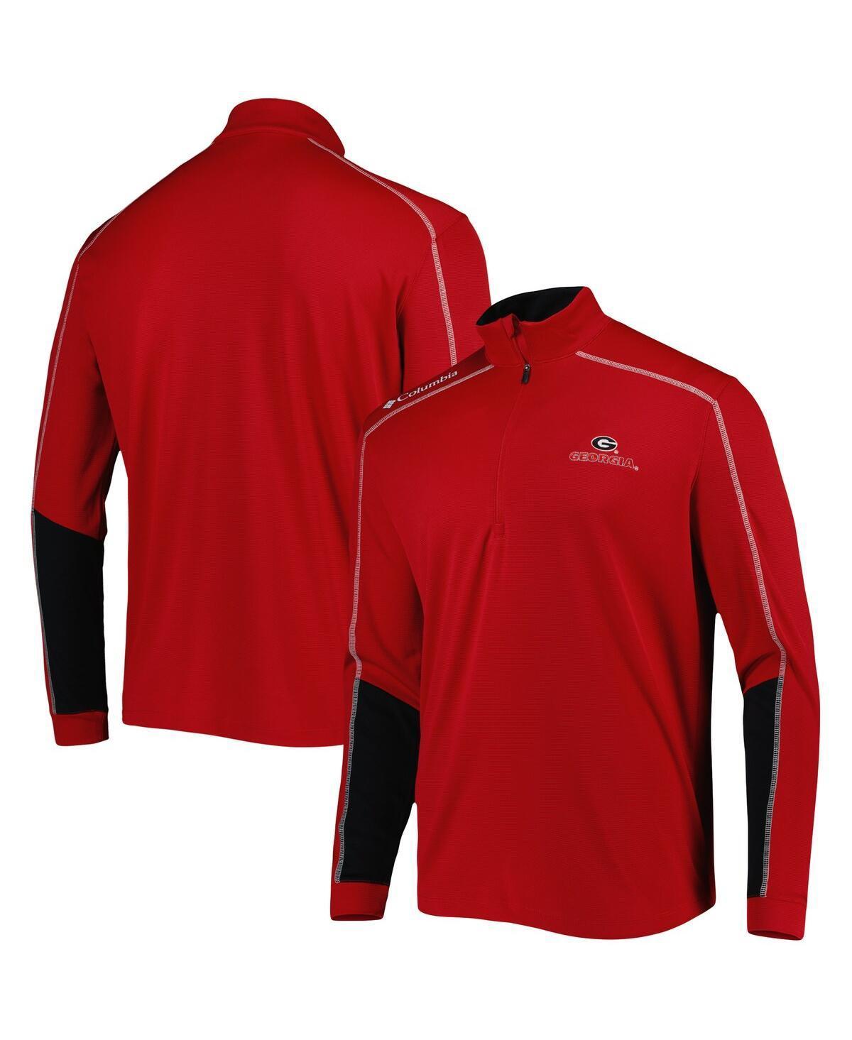 Mens Columbia Red Georgia Bulldogs Shotgun 2.0 Omni-Wick Quarter-Zip Jacket Product Image