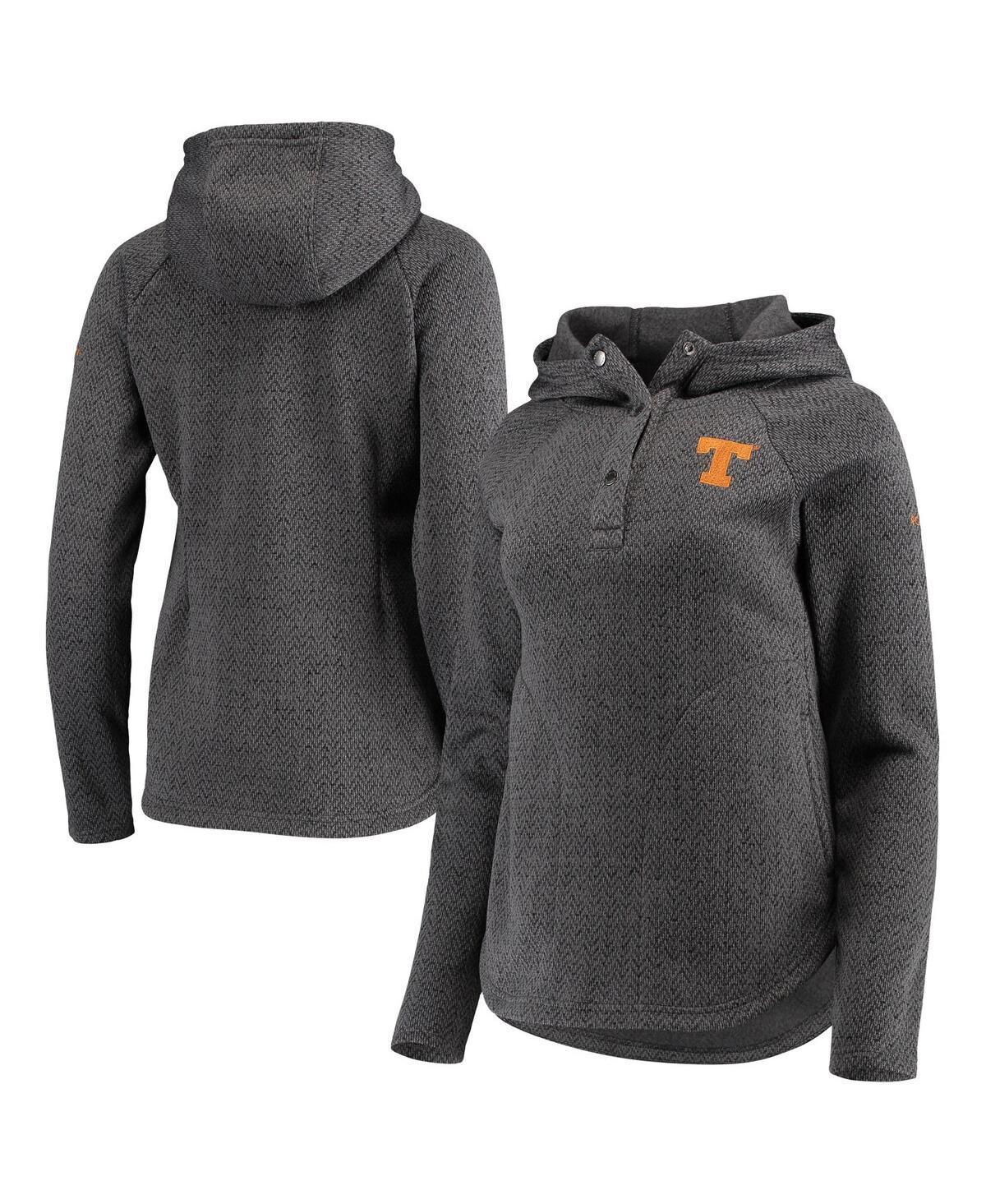 Womens Columbia Charcoal Texas Longhorns Darling Days Raglan Fleece Pullover Hoodie Product Image