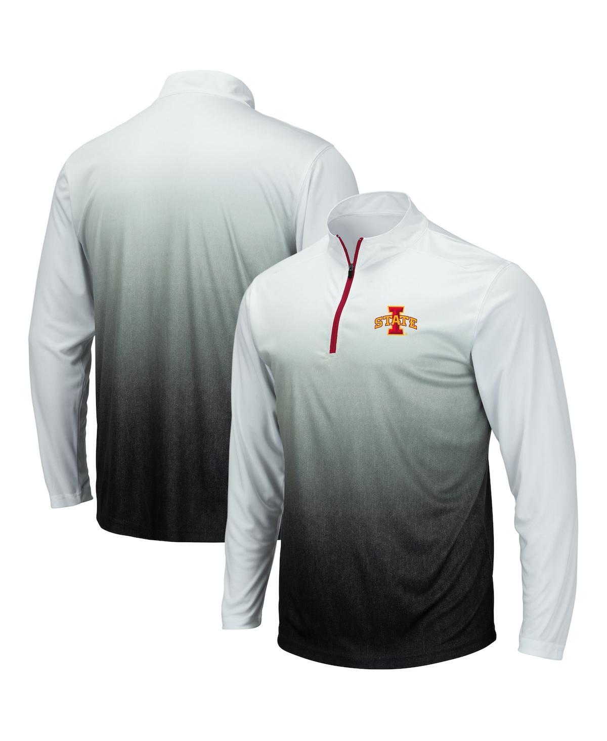 Mens Colosseum Gray Iowa State Cyclones Magic Team Logo Quarter-Zip Jacket Product Image